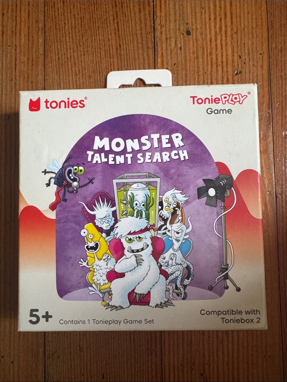 Tonies ToniePlay Monster Talent Search Game - Purple